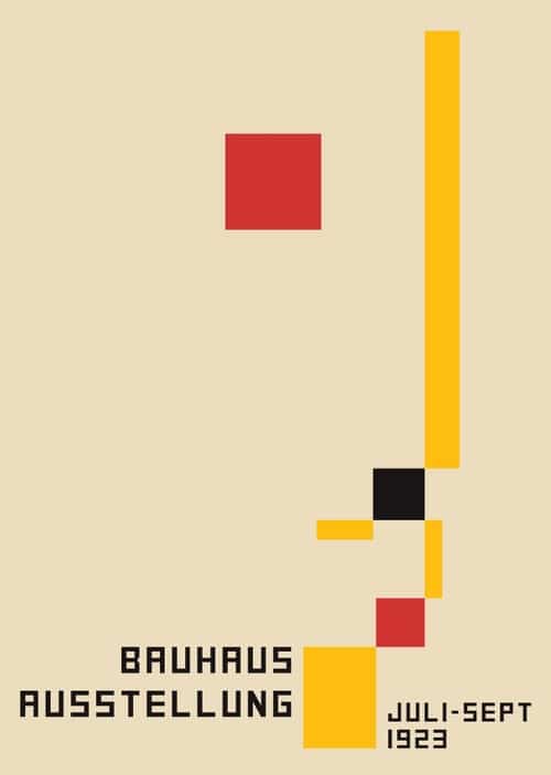 Bauhaus poster design